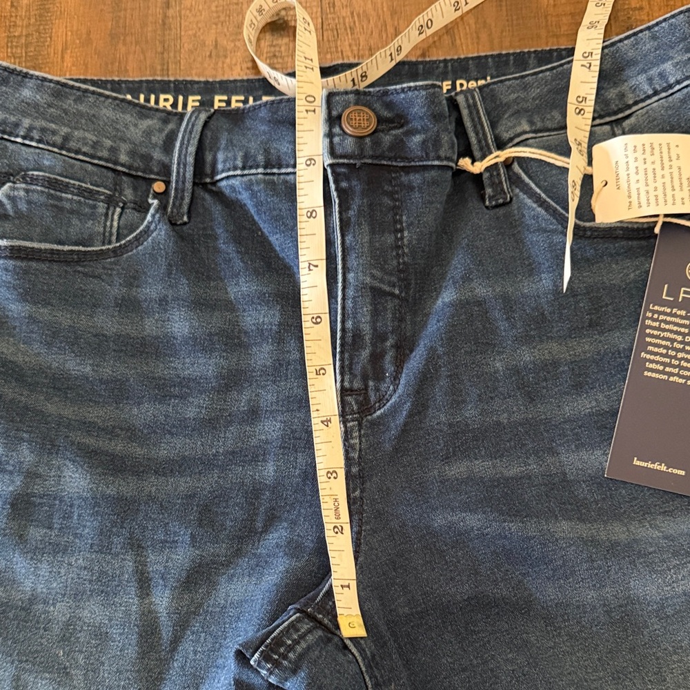 Laurie Felt Dark Blue Flare Jeans - Picture 6 of 7